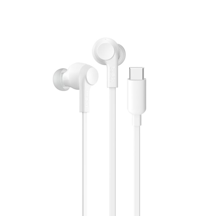 Earbuds filaires ANC USB-C Belkin – Blanc-meilleur prix tunisie