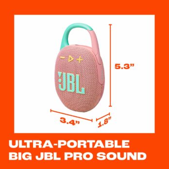 Haut Parleur Sans Fil JBL Clip 5 - ROSE-meilleur prix tunisie