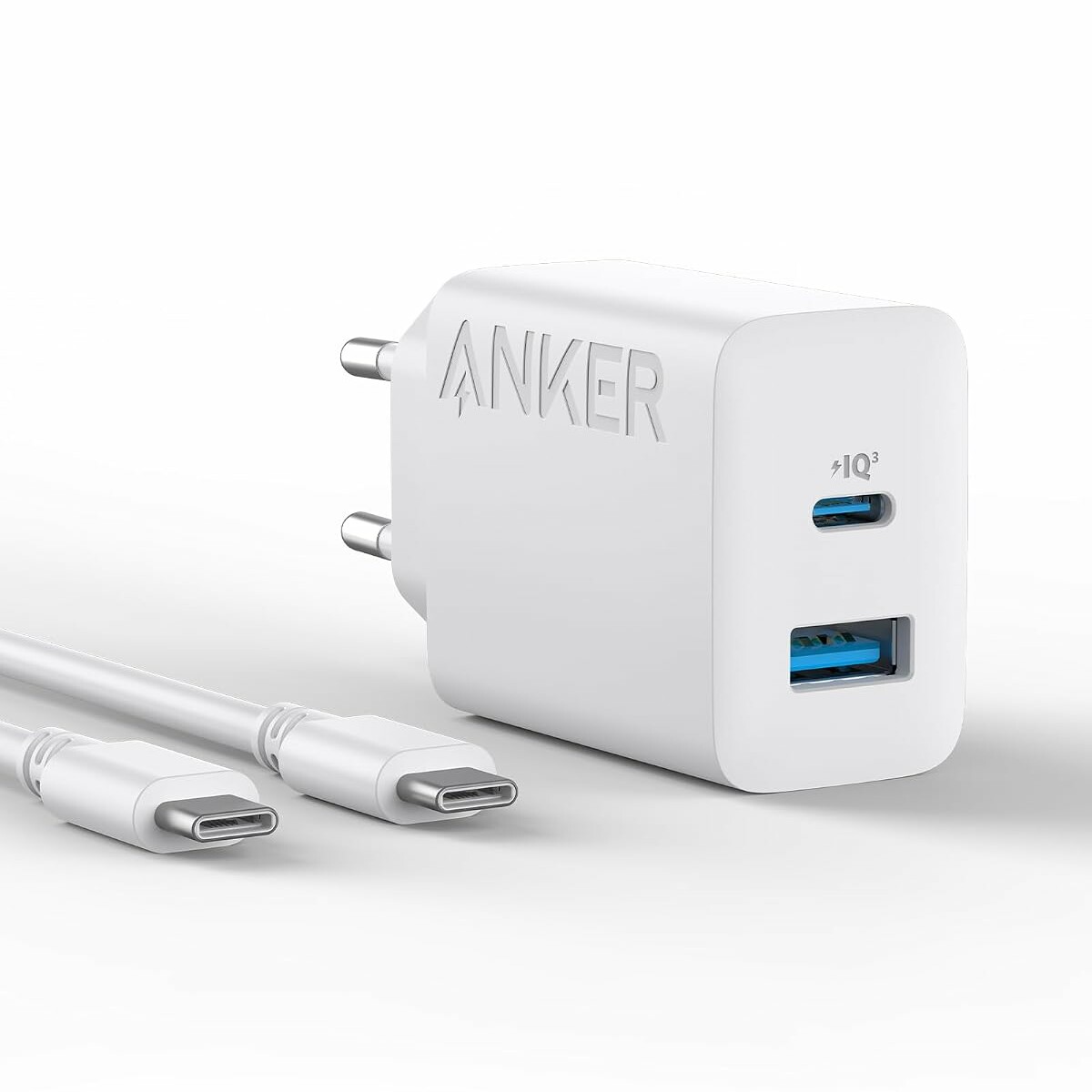 Anker Charger, 20W, 2-Port USB-C, with Cable-meilleur prix tunisie