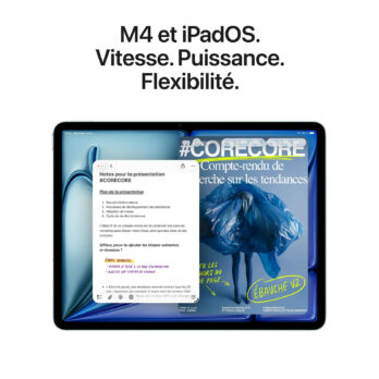 iPad Air M4 11 pouces (2026) Wi-Fi 256Go Gris Sidéral-meilleur prix tunisie